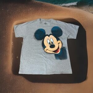 Mickey Mouse Disneyland Walt Disney World by Hanes T Shirt Short Sleeve Large